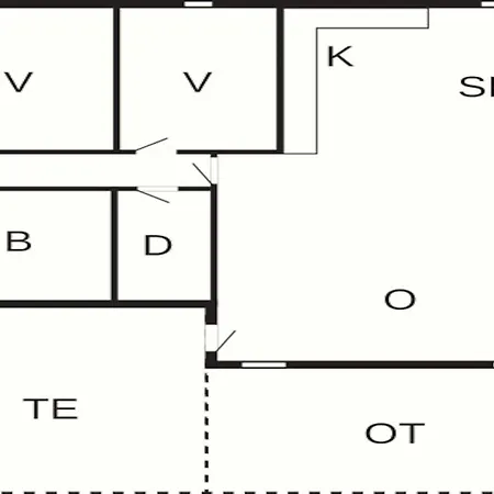 度假居 4 Person In Henne 亨讷斯特兰德